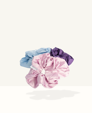 Silk Scrunchies Set
