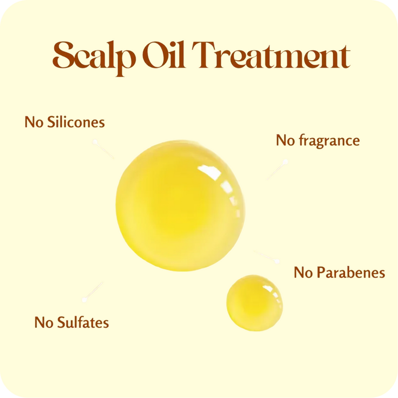 Afsennah Custom Hair Growth Oil for men shown in detail