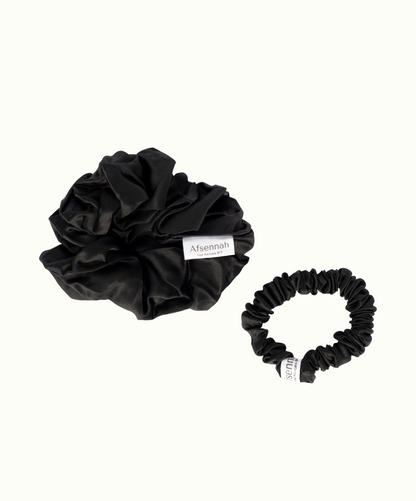 Silk Scrunchies Set