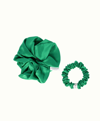 Silk Scrunchies Set