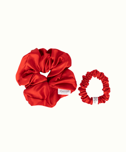 Silk Scrunchies Set