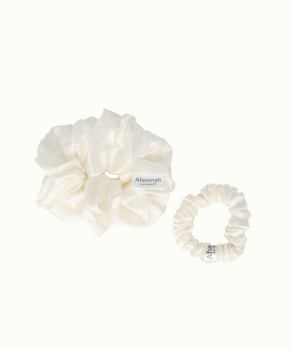 Silk Scrunchies Set