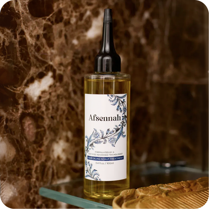 Texture of the Afsennah Custom Hair Growth Oil for men