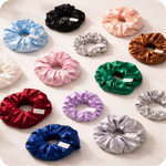 Silk Scrunchies Set