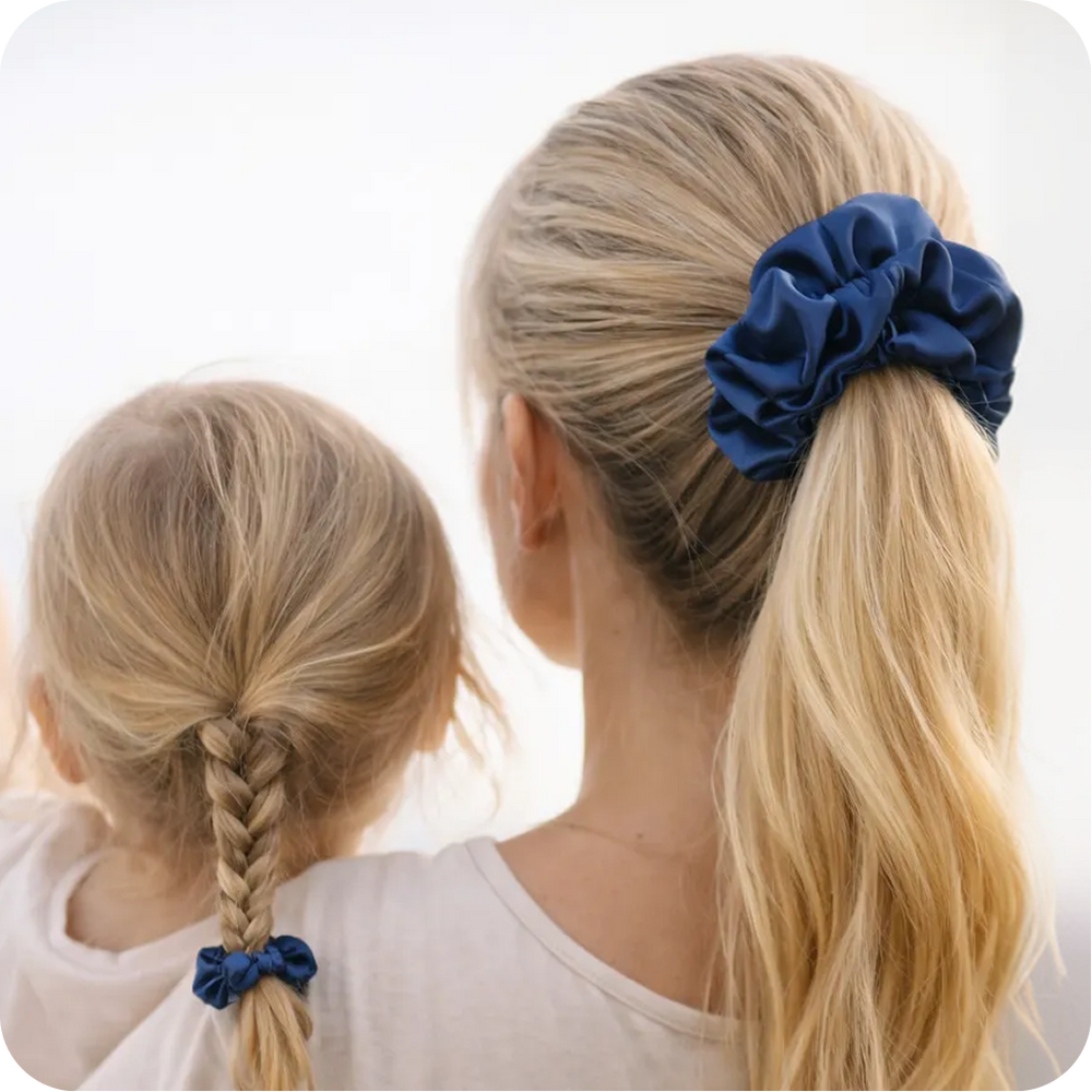 Silk Scrunchies Set