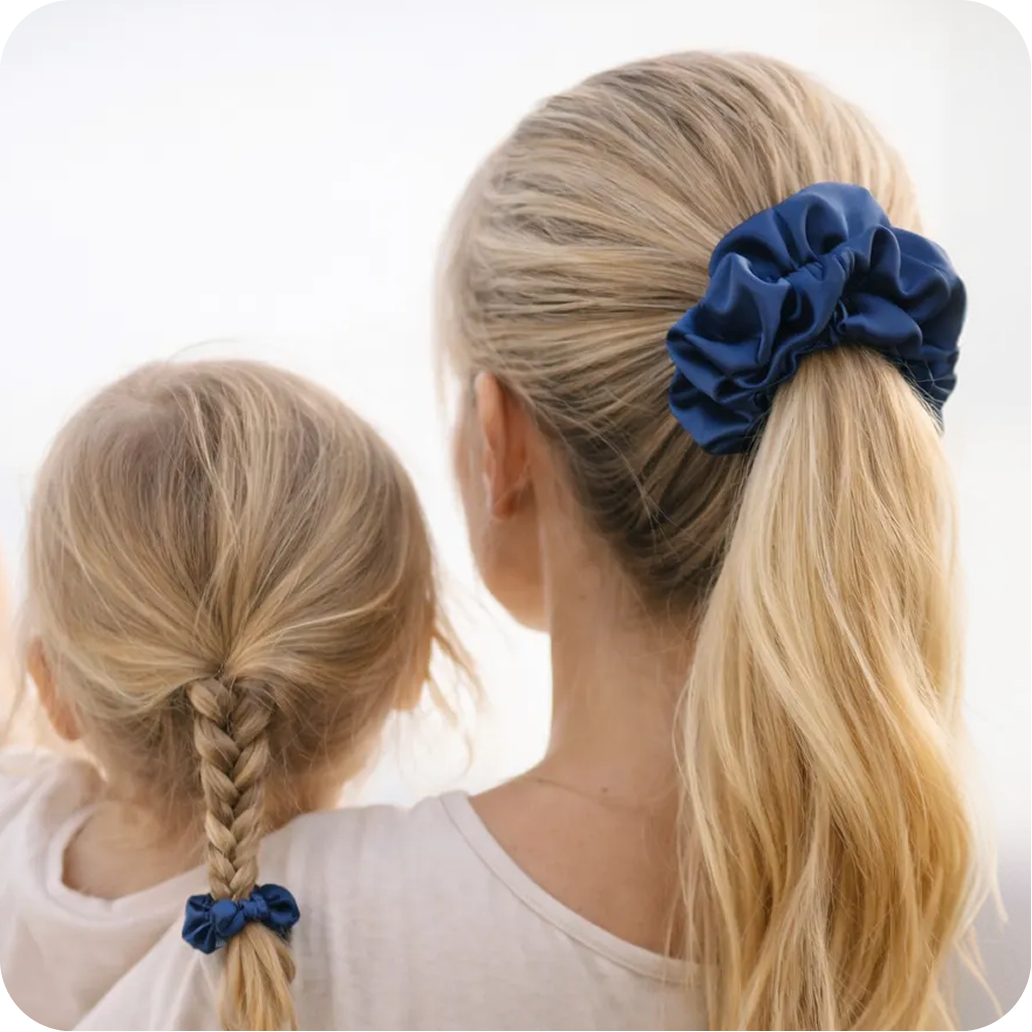 Silk Scrunchies Set